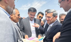 بازدید از محل پیشنهادی استادیوم ۴۰ هزار نفری شهرستان در پرند + عکس