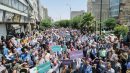 راهپیمایی باشکوه مردم رباط کریم در محکومیت جنایات رژیم غاصب صهیونیستی + فیلم و تصاویر
