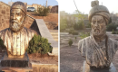 نصب سردیس مفاخر ایران‌زمین در بوستان مشاهیر پرند + عکس