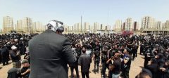 اجتماع عظیم عاشورائیان و عزاداران حسینی پرند برگزار شد + فیلم و تصاویر