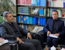 نشست هم اندیشی شهردار نصیرشهر با رئیس دادگستری شهرستان رباط کریم + عکس