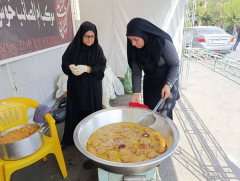 پخت ۳۰۰۰ کتلت به مناسبت ایام اربعین حسینی + عکس