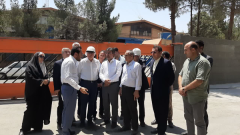 بازدید معاون اقتصادی استاندار تهران از کارخانه نان سحر در شهرک صنعتی نصیرآباد + تصاویر
