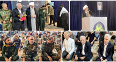 تجلیل از خانواده شهدا و جانبازان دفاع مقدس در نماز جمعه پرند + عکس و فیلم سخنرانی فرمانده سپاه پرند