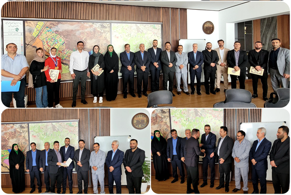 تجلیل مدیران شهری پرند از قهرمانان و مدال آوران ورزشی + عکس تجلیل مدیران شهری پرند از قهرمانان و مدال آوران ورزشی + عکس