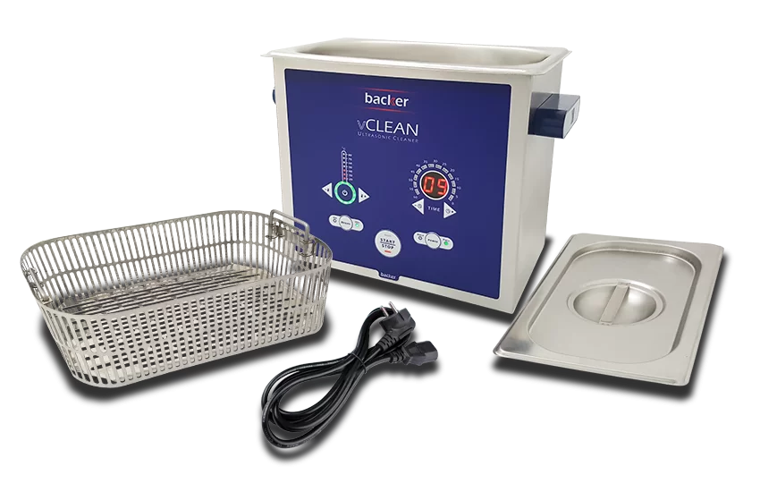 حمام التراسونیک بکر به همراه وسائل