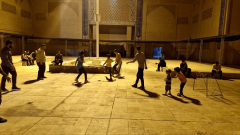 گزارش تصویری / برگزاری فوتبال(گل کوچک) با حضور امام جمعه شهر پرند