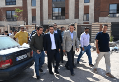 بازدید دادستان رباط‌کریم و مدیرعامل شرکت عمران پرند از پروژه‌های ۸۸ هکتاری و پازدشت + عکس