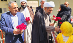 دیدار مسئولین شهرستان رباط کریم با سالمندان خانه مهر + تصاویر