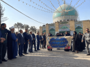 بدرقه کاروان راهیان نور دختران رباطکریم در هفته فرهنگی + عکس بدرقه کاروان راهیان نور دختران رباطکریم در هفته فرهنگی + عکس