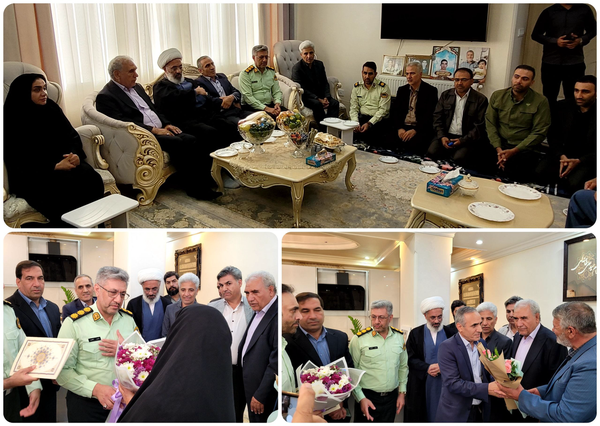 تجلیل مسئولان شهر پرند از خانواده شهید مدافع امنیت + عکس تجلیل مسئولان شهر پرند از خانواده شهید مدافع امنیت + عکس