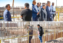 بازدید مسئولین از روند ساخت بیمارستان ۲۲۰ تختخوابی پرند / دیدارهای مدیرعامل + عکس