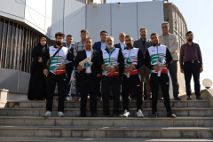 بدرقه ورزشکاران رباط‌ کریم عازم مسابقات جهانی دوچرخه‌سواری + عکس