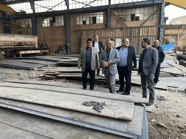 بازدید میدانی فرماندار رباط‌ کریم از شهرک صنعتی زواره‌ای با هدف رفع موانع صنعتی + عکس