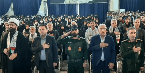 اجتماع بزرگ اقتدار بسیجیان شهر پرند برگزار شد + فیلم و تصاویر