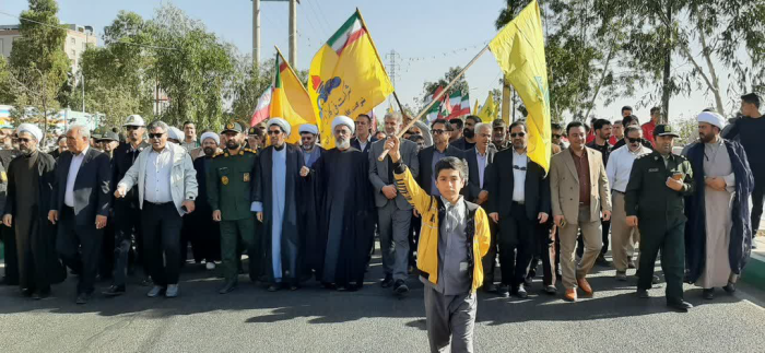 راهپیمایی باشکوه ۱۳ آبان شهر پرند + فیلم و تصاویر