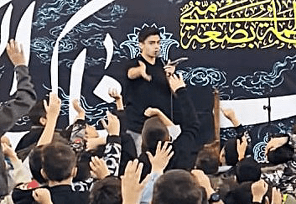 عزاداری نوگلان فاطمی شهر پرند به مناسبت ایام شهادت حضرت فاطمه(س) + فیلم