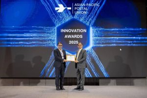 شرکت ملی پست ایران، جایزه نوآوری اتحادیه پستی آسیا-اقیانوسیه را دریافت کرد