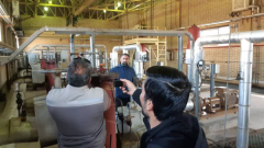 نمونه‌برداری از سوخت نیروگاه پرند برای ارزیابی کیفیت زیست‌محیطی + عکس