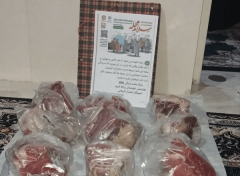 اهدای گوشت گرم توسط خیّرین به مددجویان بهزیستی رباط‌کریم
