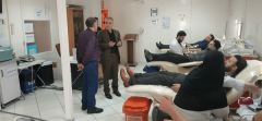 بازدید فرماندار شهرستان رباط‌ کریم از مرکز انتقال خون رباط‌کریم + عکس