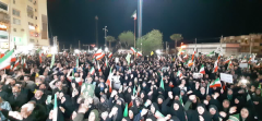 موج حماسی مردم شهر پرند در خونخواهی امام شهید + فیلم و تصاویر