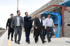 دستور رفع معارض پروژه ایستگاه قطار نصیرشهر در بازدید فرماندار و دادستان شهرستان رباط‌کریم + عکس