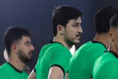 حمایت سردار آزمون از تیم ملی فوتبال ایران + عکس