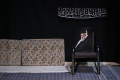 برگزاری نخستین شب مراسم عزاداری ماه محرم در جوار محل عروج ملکوتی قائد شهید انقلاب اسلامی