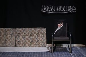 برگزاری نخستین شب مراسم عزاداری ماه محرم در جوار محل عروج ملکوتی قائد شهید انقلاب اسلامی