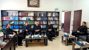 دیدار مدیران شهری شهر پرند با مسئولان قضایی شهرستان رباط‌کریم + عکس