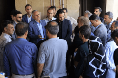 تعیین‌تکلیف پروژه ۸۸ هکتاری پرند در بازدید میدانی فرماندار و دادستان رباط‌کریم + تصاویر