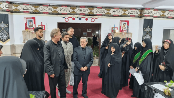 بازدید نماینده مجلس و عضو هیئت‌مدیره شرکت عمران پرند از حوزه علمیه خواهران + عکس