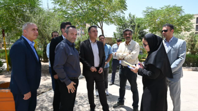 بازدید و بررسی میدانی مدیرعامل شرکت عمران پرند از بوستان‌های فازهای تحت مدیریت + عکس