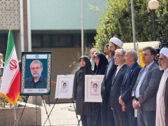 پرچم جمهوری اسلامی در آیین آغاز سال تحصیلی به اهتزاز درآمد