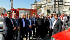 آیین تجلیل از آتش‌نشانان شهر پرند / قهرمانانی که در لحظه‌های خطر کنار مردم می‌ایستند + عکس